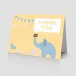 10 Free & Delightful Printable Baby Shower Thank You Cards Pertaining To Thank You Card Template For Baby Shower