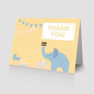 10 Free &amp; Delightful Printable Baby Shower Thank You Cards pertaining to Thank You Card Template For Baby Shower