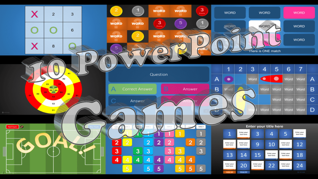 powerpoint template games for education