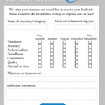 10+ Restaurant Customer Comment Card Templates & Designs For Survey Card Template