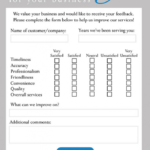 10+ Restaurant Customer Comment Card Templates &amp; Designs pertaining to Restaurant Comment Card Template