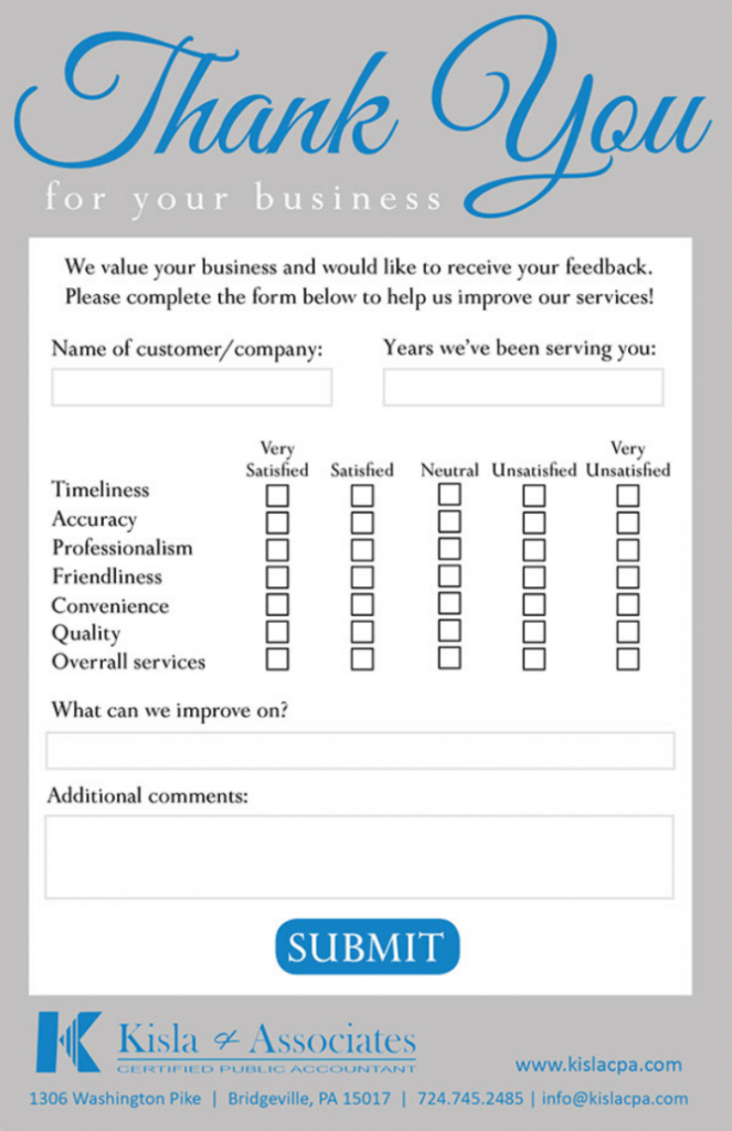 10+ Restaurant Customer Comment Card Templates &amp; Designs pertaining to Restaurant Comment Card Template