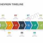 10 Stage Chevron Timeline For Powerpoint – Pslides For Powerpoint Chevron Template