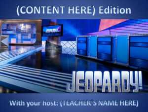 12 Best Free Jeopardy Templates For The Classroom in Jeopardy Powerpoint Template With Sound