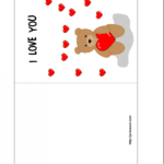 13 Free Card Templates For Printing Images - Valentine'S Day intended for Template For Cards To Print Free