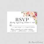 15+ Rsvp Card Designs And Examples – Psd, Ai | Examples With Template For Rsvp Cards For Wedding