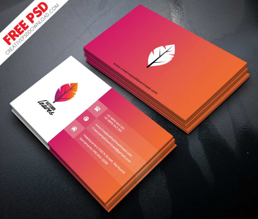 150+ Free Business Card Psd Templates pertaining to Professional Business Card Templates Free Download