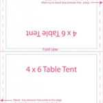 16 Printable Table Tent Templates And Cards ᐅ Templatelab Throughout Table Reservation Card Template