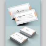 20+ Double Sided, Vertical Business Card Templates (Word, Or With Photoshop Business Card Template With Bleed