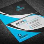 200 Free Business Cards Psd Templates ~ Creativetacos Inside Photoshop Name Card Template