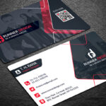 200 Free Business Cards Psd Templates ~ Creativetacos inside Visiting Card Template Psd Free Download