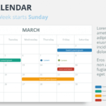 2019 Calendar Powerpoint Templates For Powerpoint Calendar Template 2015