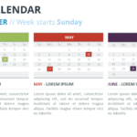 2019 Calendar Powerpoint Templates With Powerpoint Calendar Template 2015