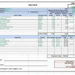 23 Blank Job Card Template Word For Ms Word For Job Card Regarding Rate Card Template Word