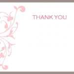 24 How To Create Thank You Card Templates Microsoft Word With Thank You Card Template Word