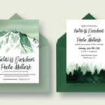26 Gorgeous Invitation Templates For Weddings 2020 – Colorlib Regarding Sample Wedding Invitation Cards Templates