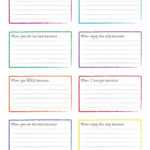 300 Index Cards: Index Cards Online Template in Word Template For 3X5 Index Cards