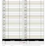 33 Printable Baseball Lineup Templates [Free Download] ᐅ For Softball Lineup Card Template