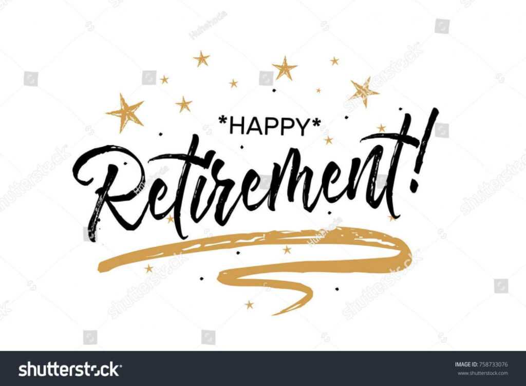 35 Printable Retirement Card Template For Word Layouts By throughout Retirement Card Template