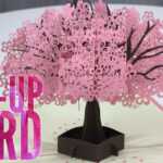 3D Pop Up Pink Tree Greeting Card By Yhmall Review In Pop Up Tree Card Template