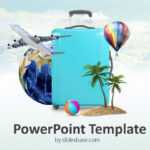 3D Travel Powerpoint Template Regarding Powerpoint Templates Tourism