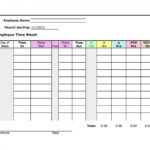 40 Free Timesheet Templates [In Excel] ᐅ Templatelab Intended For Weekly Time Card Template Free
