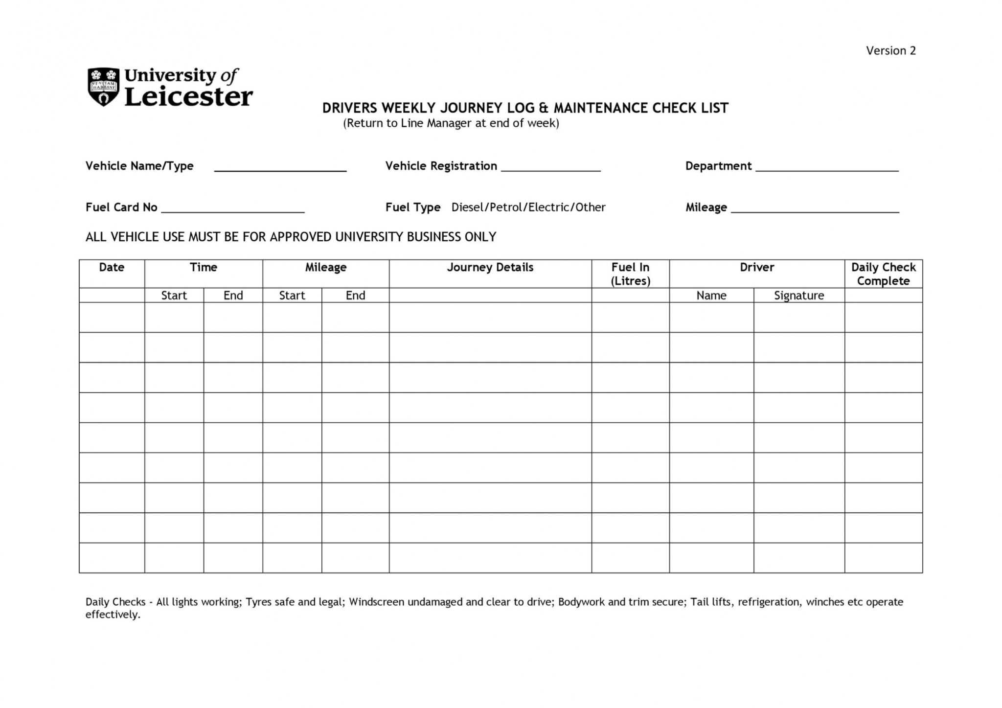 43 Printable Vehicle Maintenance Log Templates ᐅ Templatelab for