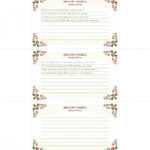47 Free Recipe Card Templates (Word, Google Docs In Restaurant Recipe Card Template