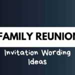 48+ Best Family Reunion Invitation Wording – Thebrandboy In Reunion Invitation Card Templates