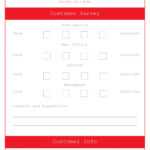 50 Printable Comment Card & Feedback Form Templates ᐅ Intended For Restaurant Comment Card Template