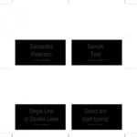 50 Printable Place Card Templates (Free) ᐅ Templatelab With Regard To Reserved Cards For Tables Templates