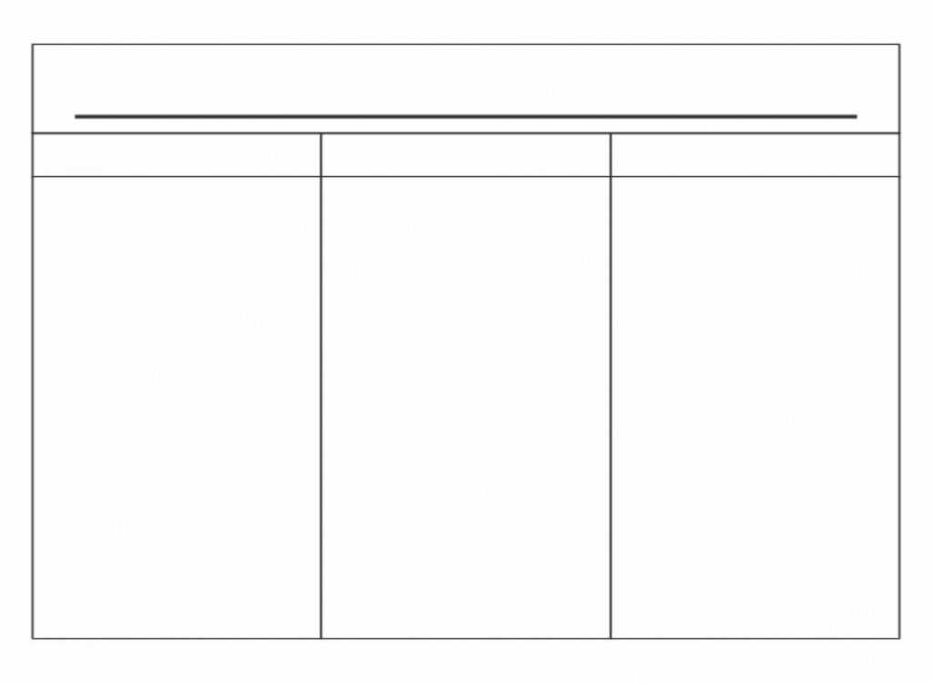 6 Best 3 Column Chart Printable Templates Printablee Within 3 Column Word Template Creative