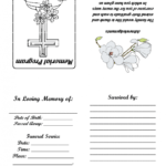 7 Best Images Of Free Printable Memorial Templates Intended For Remembrance Cards Template Free