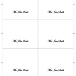 7 Best Images Of Free Printable Table Place Cards Template Within Table Name Cards Template Free