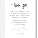 7 Wedding Thank You Cards Wording Samples Intended For Template For Wedding Thank You Cards