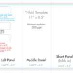 8.5" X 11" Tri Fold Brochure Template - U.s. Press pertaining to Three Fold Card Template