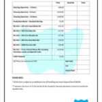 8+ Cleaning Price List Templates – Free Word, Pdf, Excel Throughout Rate Card Template Word