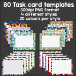 80 Task Card Templates For Task Card Template
