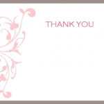 84 Free Printable Thank You Note Card Template Free Download With Thank You Note Cards Template