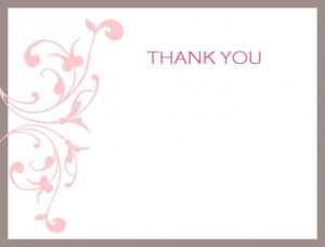 84 Free Printable Thank You Note Card Template Free Download with Thank You Note Cards Template