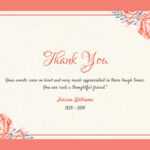 After The Funeral – Thank You Notes – Quincy, Il Funeral Within Sympathy Thank You Card Template