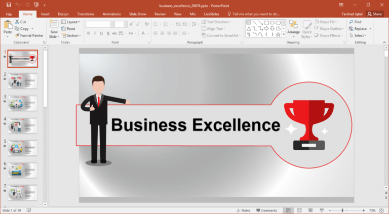 animated-business-excellence-powerpoint-template-regarding-replace