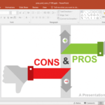 Animated Pros And Cons Powerpoint Template For Powerpoint Replace Template
