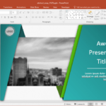 Animated Wrapping Shapes Powerpoint Template Inside Replace Powerpoint Template