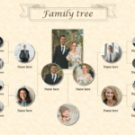 Attractive Family Tree Template Powerpoint Regarding Powerpoint Genealogy Template