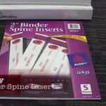 Avery Binder Spine Inserts Demo Intended For 3 Inch Binder Spine Template Word