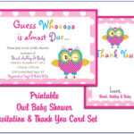 Baby Shower Card Template Psd | Vincegray2014 Inside Template For Baby Shower Thank You Cards