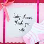 Baby Shower Thank You Notes Wording Ideas Pertaining To Template For Baby Shower Thank You Cards