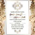 Background Wedding Invitation Card Design Pertaining To Sample Wedding Invitation Cards Templates
