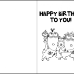 Best Printable Card – Printablee Within Quarter Fold Birthday Card Template